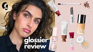 GRWM: trying new Glossier products (simple & natural)