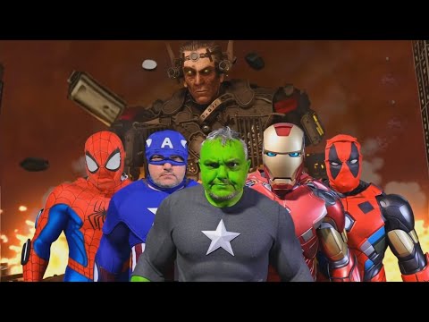 Superheroes Vs Skibidi Toilet 8