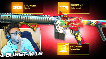 NEW 1 BURST "M16" CLASS is BROKEN in MW2! BEST M16 CLASS SETUP! (Modern Warfare 2 Best Class Setups)