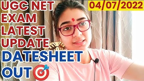 Breaking News🔥NTA UGC NET 2022 Subject Wise Date Sheet and Admit Card Update By Shefali Mishra🎯
