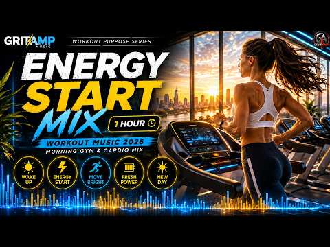 Energy Start Workout Music 2026 | 1 Hour Morning Gym & Cardio Mix | Gym Music| Best Workout Music