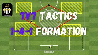 141 Formation Tactics  7v7 Football