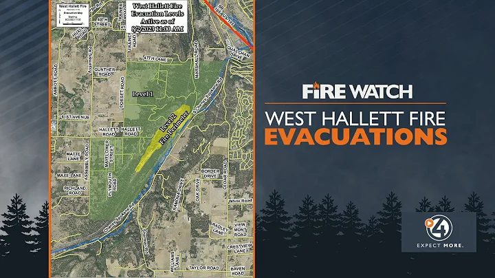 Evacuations downgraded for West Hallett Fire burning southwest of Spokane