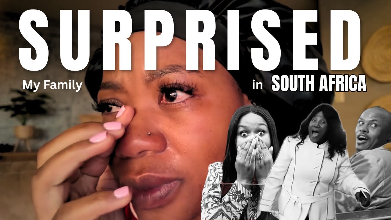 TRAVEL VLOG : SURPRISING MY FAMILY IN SOUTH AFRICA AND THEIR REACTION WAS PRICELESS 😭❤️