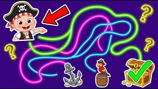 Cocomelon JJ: ¡No Way! Tesoro pirata y piezas perdidas 🧩 | ¡adivina Quién Se Esconde!