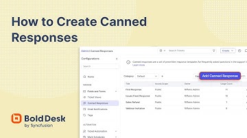 How to Create Canned Responses