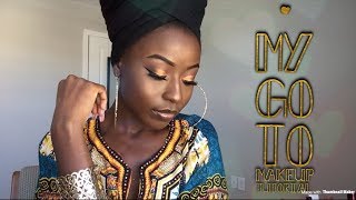 My Go To Makeup Routine for Dark Skin - Dark Skin/ WOC (Juvia&#39;s Place)  | TheOfficialTyraRenee