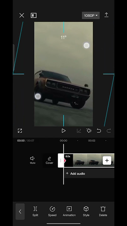 Car Rotation Effect Tutorial in Capcut 🔥