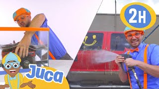 O Lavajato do Blippi 🚗🧼✨ HORA DO JUCA BRASIL! | Vídeos Educativos para Crianças