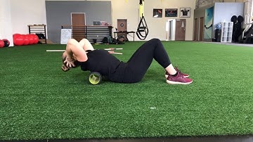 Foam Roller Thoracic Spine Extension
