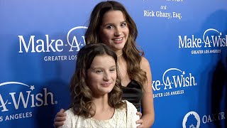 Hayley and Annie LeBlanc 2019 Wish Gala Red Carpet Fashion