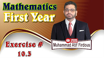 First Year  Ex # 10. 3