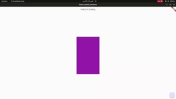 Matrix 4 scaling in y axis animation flutter
