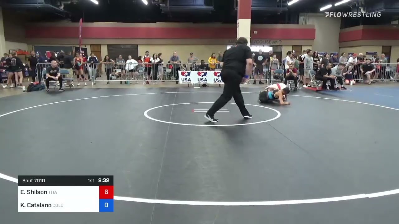 50 Kg Round Of 16 - Emily Shilson, Titan Mercury Wrestling Club (TMWC) Vs Kaylie Catalano, Colorad