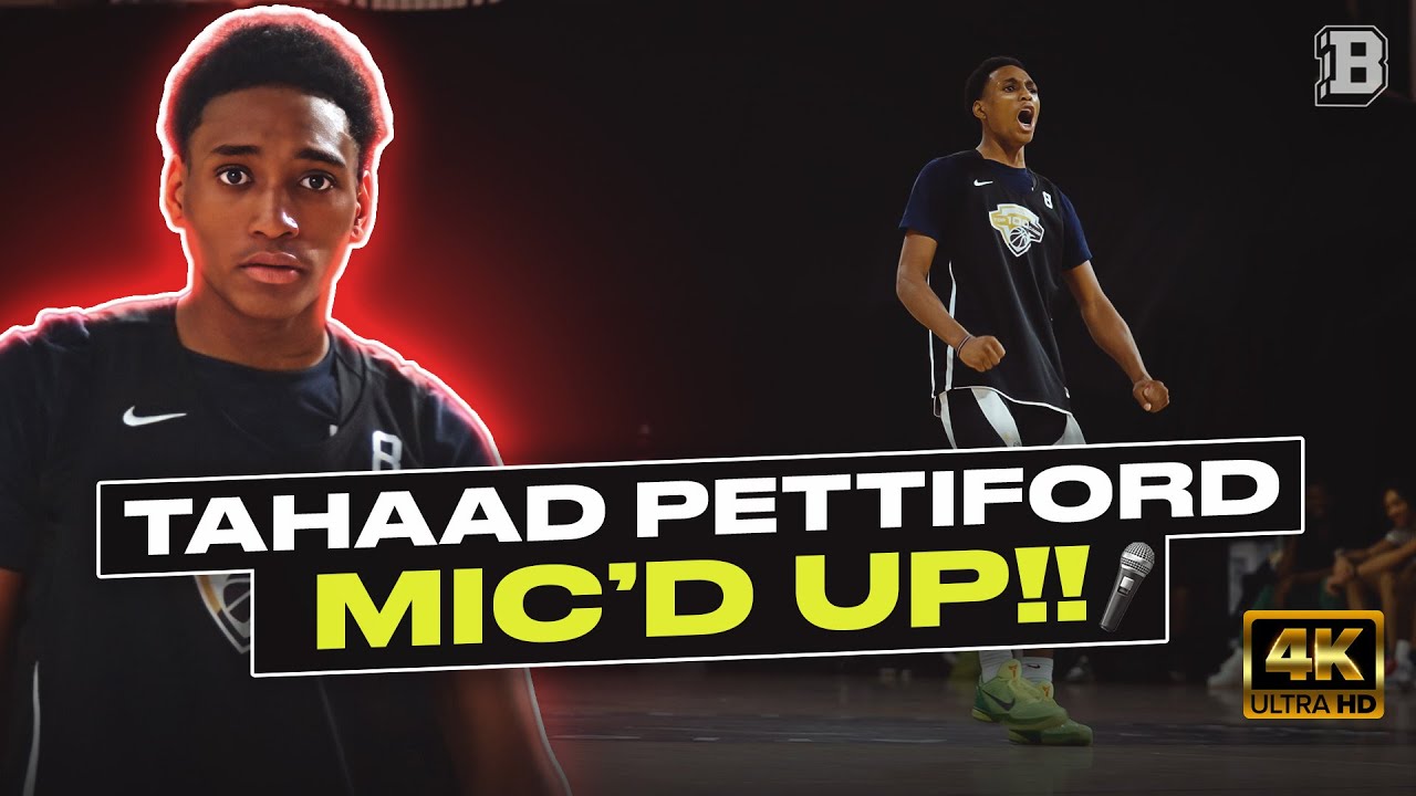 TAHAAD PETTIFORD MIC’D UP AT NBPA TOP 100 CAMP 🏀 | 5-STAR AUBURN COMMIT TAKES OVER!