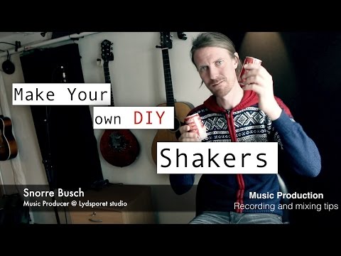 Como fazer um shaker DIY - único som - Fácil build - Instrumento de percussão