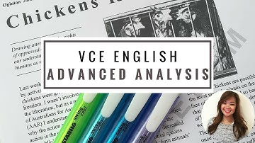 VCE English Language Analysis: ADVANCED