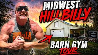 Midwest Hillbilly's Epic Barn Gym Tour with Huck Finn!
