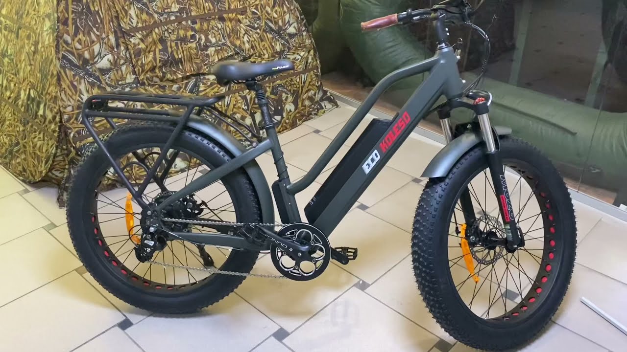 Электровелосипед для охоты,рыбалки и активного отдыха - фэтбайк Eco Drive V12 с мотором BAFANG 1000W