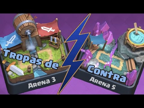 CARTAS DE ARENA 3 PARA SUBIR TROFEOS | Mazos Variados | Arena 5 | Clash Royale