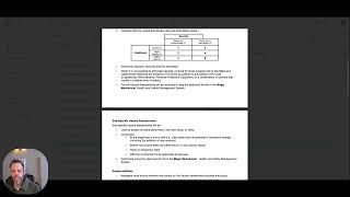 Hazard Assessment Policy Overview