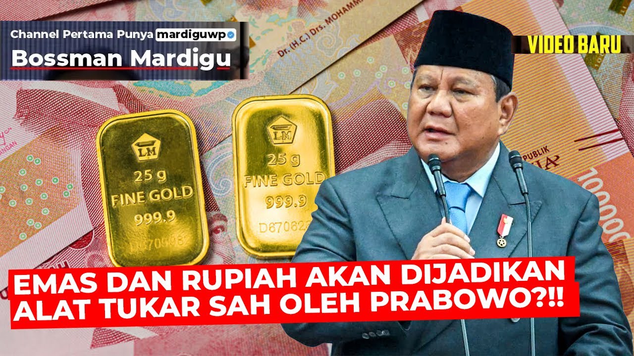 PRABOWO AKAN MENJADIKAN INDONESIA NEGARA PERTAMA DENGAN DUA ALAT TUKAR SAH !!! - Mardigu Wowiek