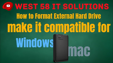 How to Format External Hard Drive to make it compatible for both Windows & MAC
