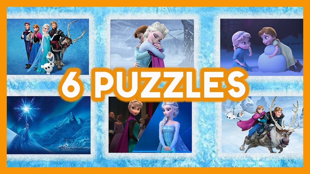 6 PUZZLES de FROZEN 2 con ELSA y ANA 😍 ️ | Rompecabezas infantiles ...