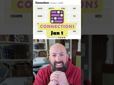 NYT Connections Jan 1 
