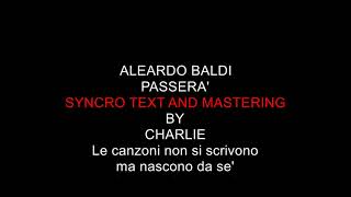 A. BALDI  PASSERA' FROM MIDI (-3)