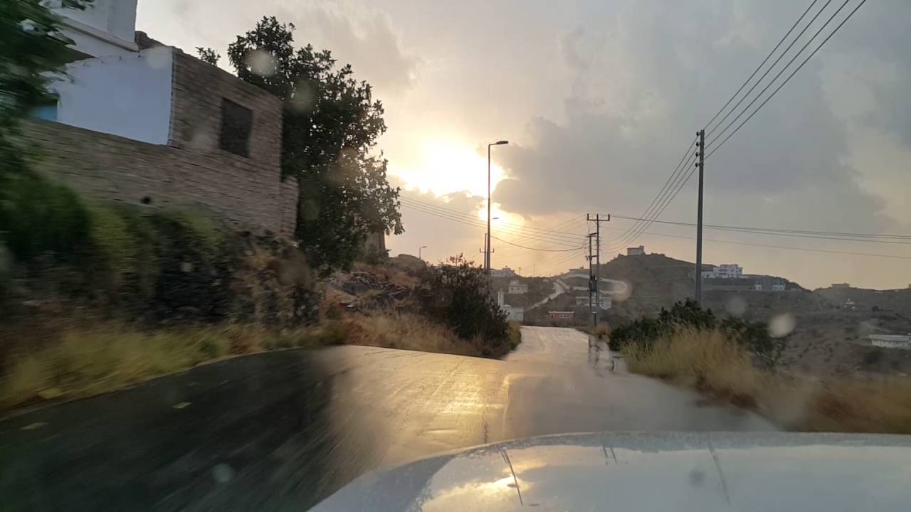 امطار قرية المحارزه بني مالك 9 رمضان 1437 جنوب مدينة الطائف