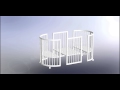 ComfortBaby - Das ovale Babybett Kinderbett 5 in 1 - Aufbauanleitung