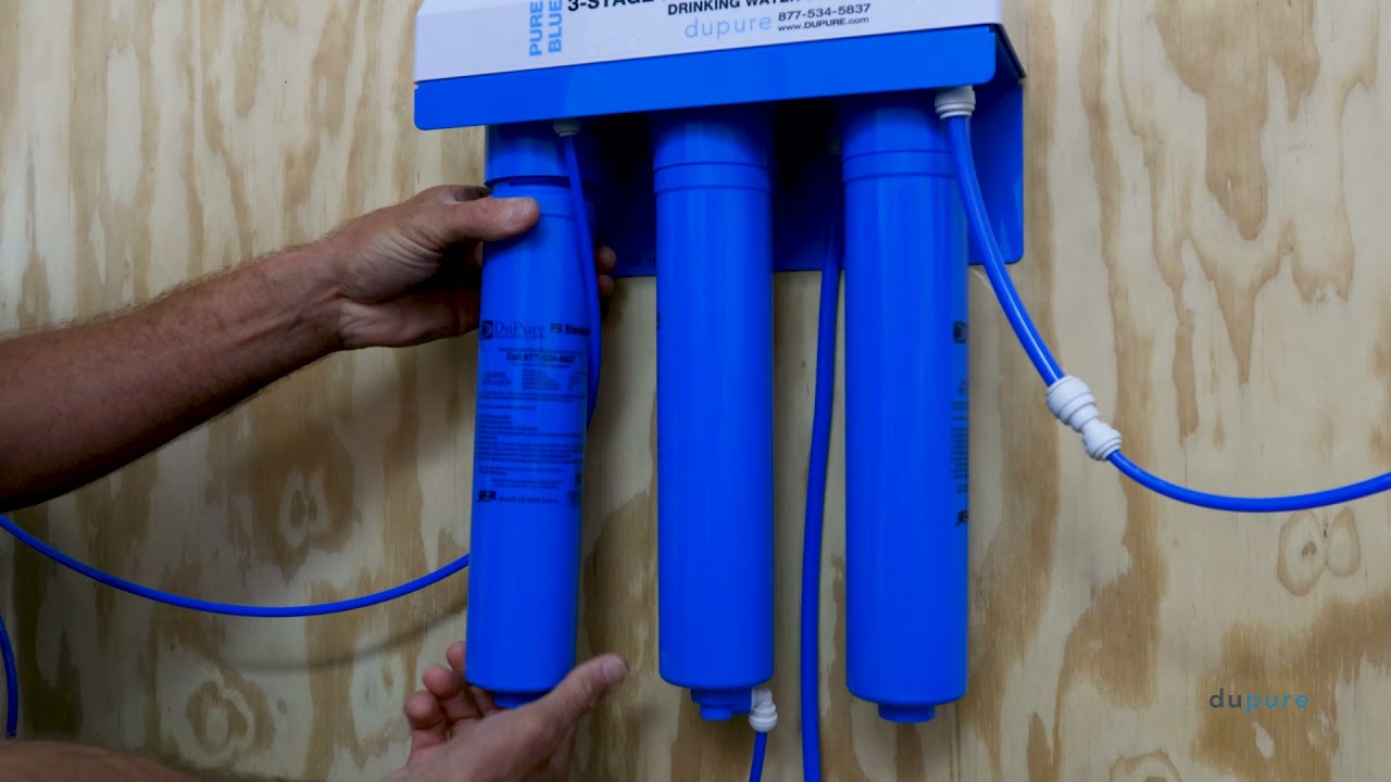 Dupure How to change Pre and Post filters on Pure Blue RO System