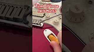 I was tired of a loose jack nut.#shorts #guitar #guitarist #bass