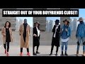 STRAIGHT OUT OF YOUR BOYFRIENDS CLOSET LOOKBOOK // HOW TO SLAY LIKE YOUR BOYFRIEND!
