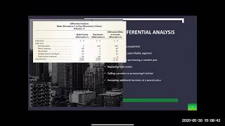 Chapter 10: Differential Analysis and Product Pricing