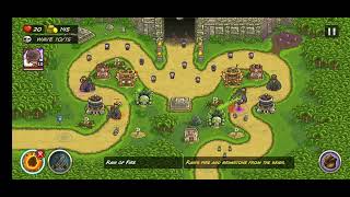 Kingdom Rush Frontiers (Level 11 - Temple of Saqra) 3 Stars screenshot 1
