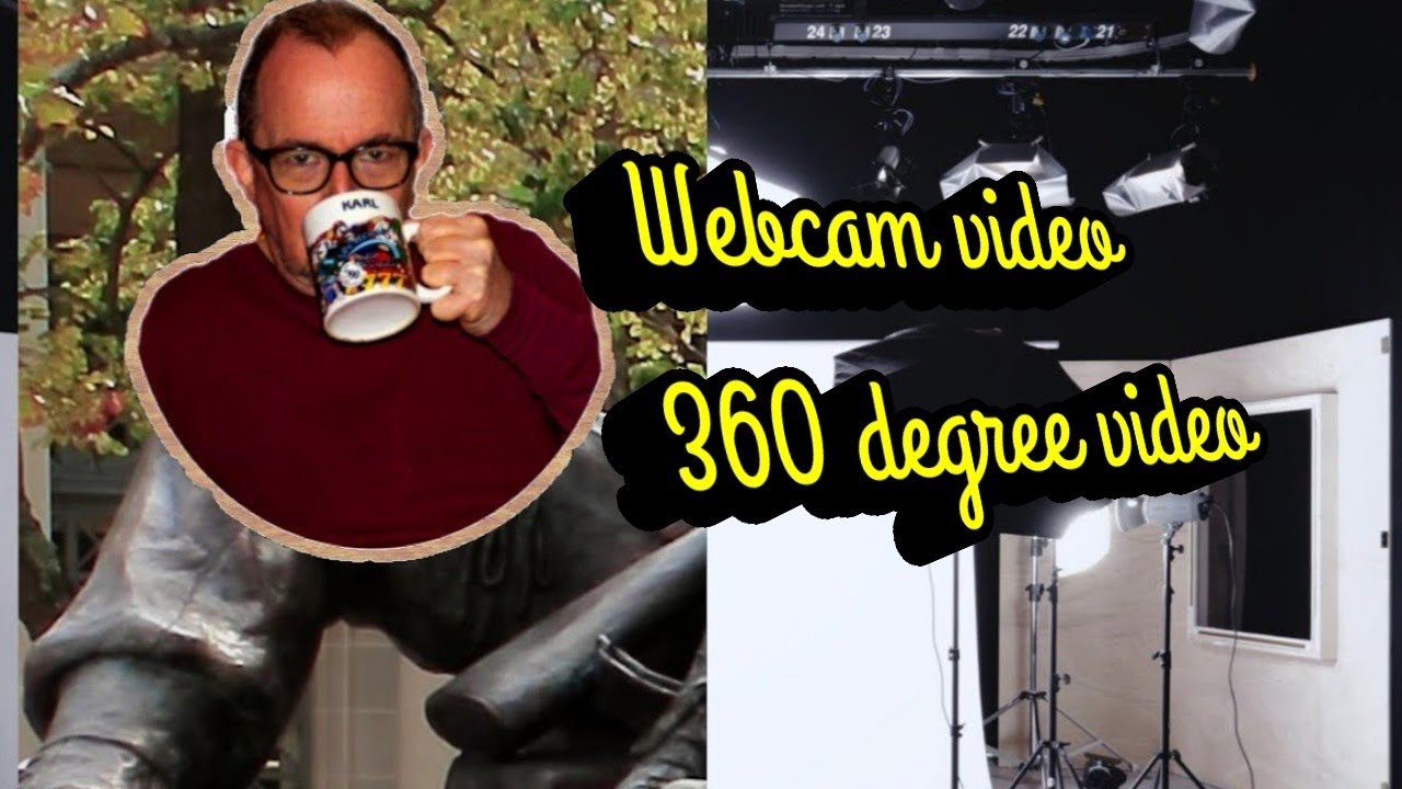 Webcam video l 360 degees l OBS l Powerdirector