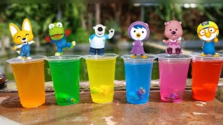 Pororo || Bermain Air Warna Warni Bersama Pororo,Crong,Poby,Patty,Loopy,Edy