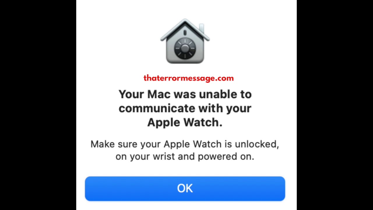 Your Mac was unable to communicate with your Apple Watch. - YouTube