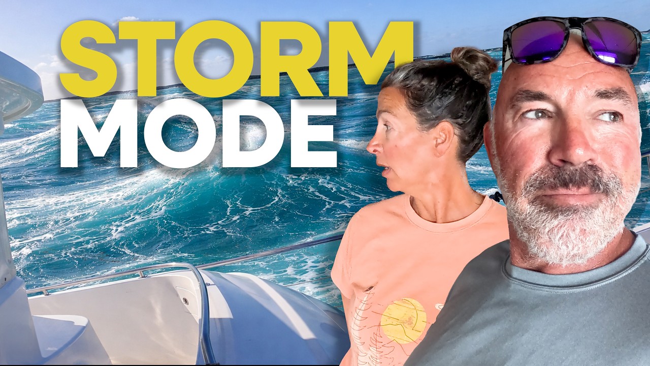 50 Knot Blow at Anchor + Our Fridge Died | Georgetown Exuma Nordhavn 55