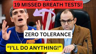 19 Missed Breath Tests! Judge Fleischer ZERO Tolerance | Begs "I'll Do Anything!" | Court Cam