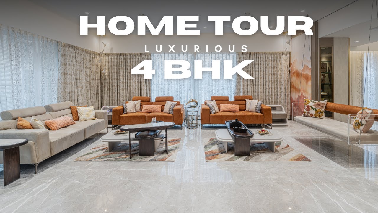 Роскошный интерьер 4-комнатной квартиры | Элегантный и современный дизайн дома 🏡