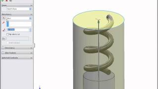 How to make Dynamic Springs in SolidWorks