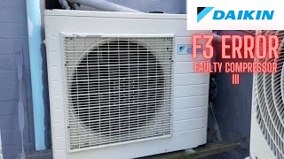 Repairing Daikin F3 Error (Compressor EP 3)