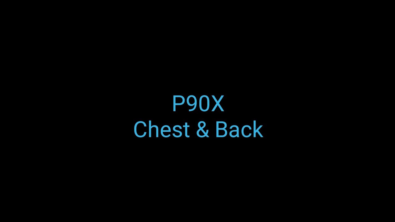P90X chest and back YouTube