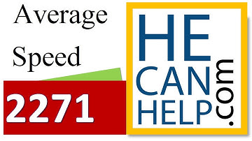 2271 {HECANHELP.COM USA} Physics Linear Motion Average Speed