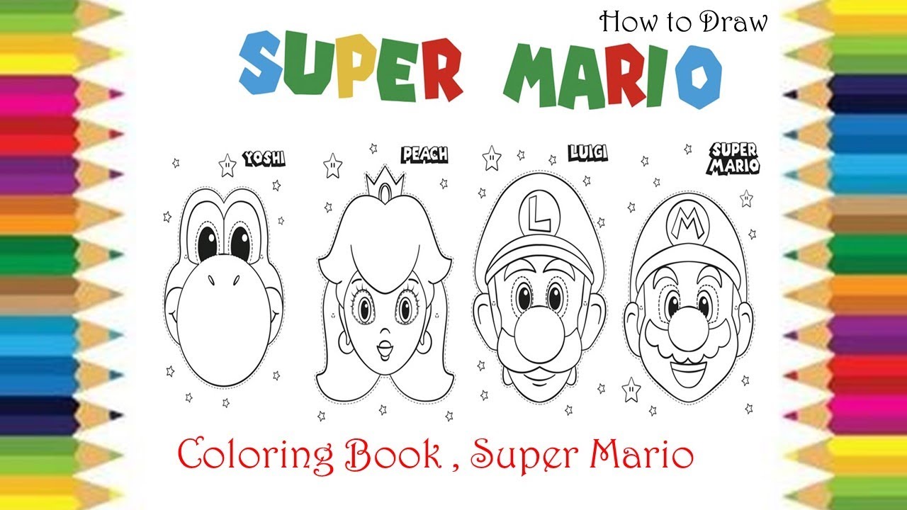The Super Mario Bros Movie Coloring Activity Book ,Coloring Page for