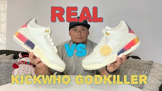 Real VS Fake Jordan 3 J Balvin’s | Kickwho GodKiller