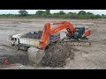 Amazing New Hitachi Excavator Zaxis 350h Extreme Moving Land​ Into Truck